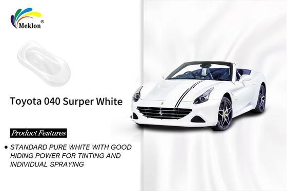 Super Bianco Rifinire Vernice Auto Finitura liscia Pratica Per FAW Toyota 040