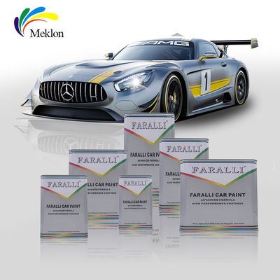 Vernice per auto Rivestimento automobilistico 1k Colore massiccio Basecoat speciale nero Inchiostro per auto