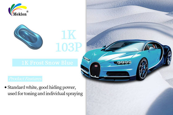 Buona lucentezza 1K Frost Neve Blu Tinture Rivestimento auto Riparazione Auto Rifinire la vernice