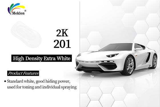 Alto lucente 2K Alta densità Extra bianco Acrilico Top Colorato Auto Rifinitura Vernice Automotive