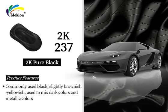 Vernice per auto acrilica a base di olio Top Coat 2K Nero puro antiformica