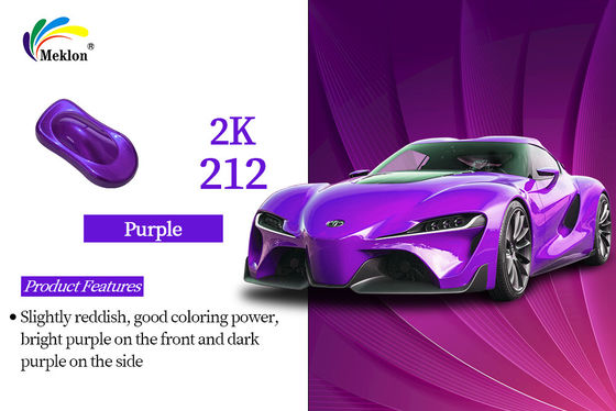 Vernice auto resistente alle intemperie Top Coat 2K Purple Blue Color Multiuso