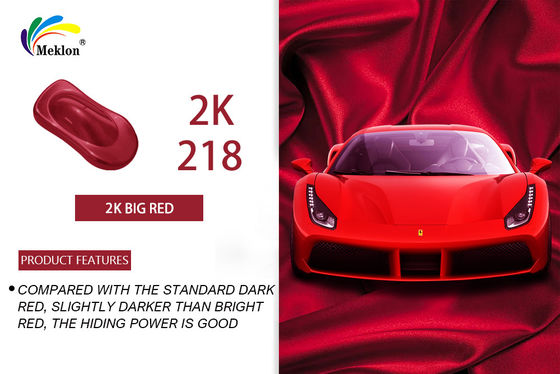 Vernice auto rosso alto lucido Top Coat impermeabile a sostanze chimiche