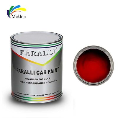 2K Vernice rosa rossa auto Top Coat Metallico Resistente al decolorazione Durable
