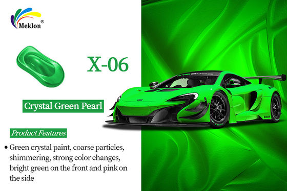 1K Verde cristallino perla Vernice eccellente prestazioni Auto rifinitura Vernice carrozzeria auto