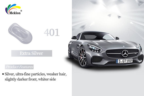 Anti-UV 1K Vernice per auto in argento metallico Resistente agli alcali Brillante