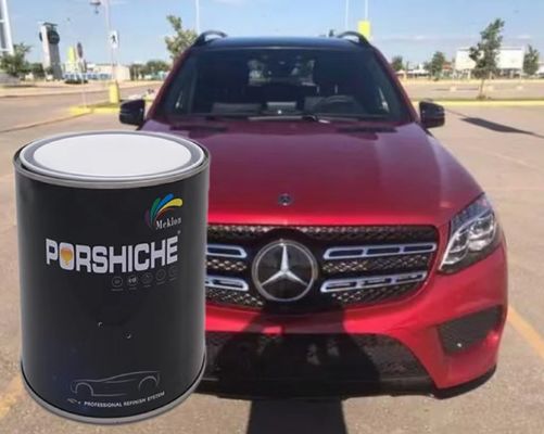 Vernice per auto in argento metallico rosso lucido resistente al moho non tossico