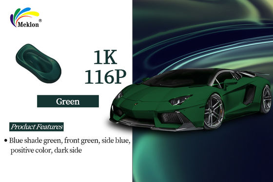 1K attraverso vernice base verde per copertura senza pari e alto lucentezza
