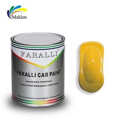 Vernice antirughe per auto 1K Giallo medio Touch Up Vernice a spruzzo automatico