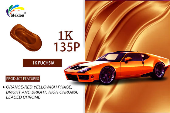 Orange Red Acrylic Clear Coat Verniciatura automobilistica impermeabile Non tossico