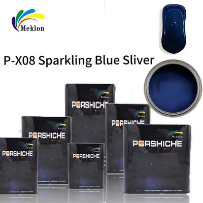 Vernice auto in argento metallico non tossico impermeabile stabile colore blu luccicante