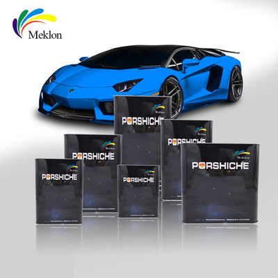 Vernice auto in argento metallico non tossico impermeabile stabile colore blu luccicante