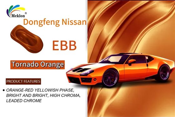 Dongfeng Nissan EBB Tornado Orange Vernice per auto di ristrutturazione Basso livello di VOC