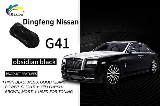 Dongfeng Nissan G41 Ossidiano Nero Vernice auto finitura Sottile metallico lucente Acrilico