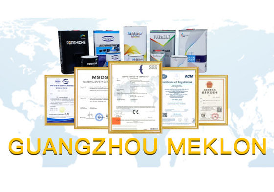 Vernice auto in metallo resistente alle intemperie 1K Vernice auto nera pura