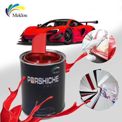 Vernice per auto rosso brillante 2K Top Coat resistente agli graffi e vibrante