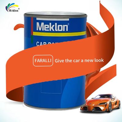 2K Vernice d'auto arancione Top Coat Velocità di asciugatura veloce ed efficienza migliorata