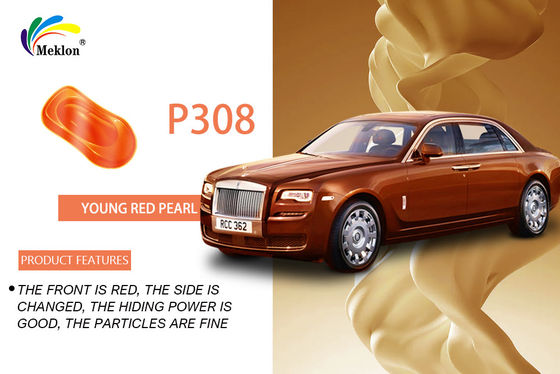 Rifinitura automobilistica con Meklon P-308 Lingue Red Pearl Car Paint