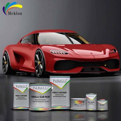 Vernice di auto rossa presenta luminoso per la riparazione di auto tempo di asciugatura veloce di soli 30 minuti