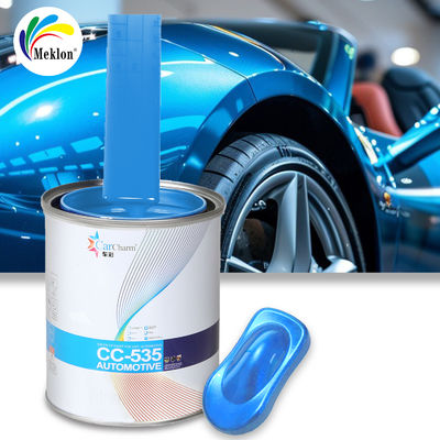 Pintura per auto cristallina blu stabile, inodore, a prova di UV, fornitore di vernici per automobili metalliche