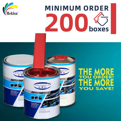 1K Red Car Refinish Paint team di ricerca e produzione indipendenti con grafici masterbatch e schede di colore