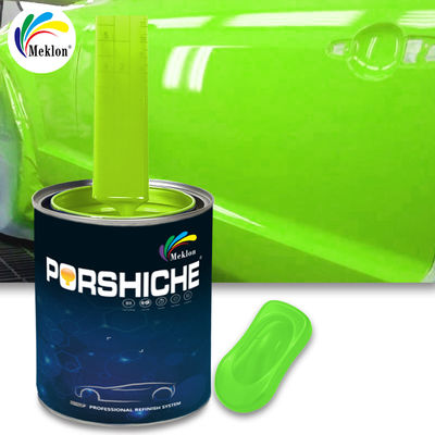 1K giallo verde vernice auto basecoat per resistenza agli impatti ambientali quotidiani