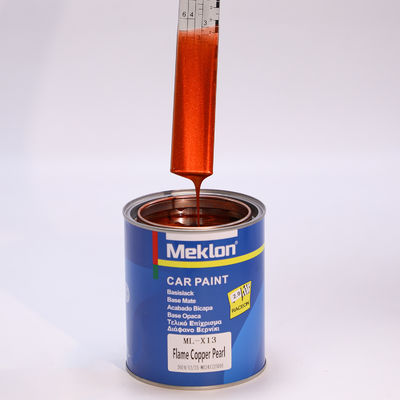 Automotive 1K Flame Copper Pearl Acrylic Liquid Coating Easy Application Car Paint Mixing System Fabbrica prezzo all'ingrosso per