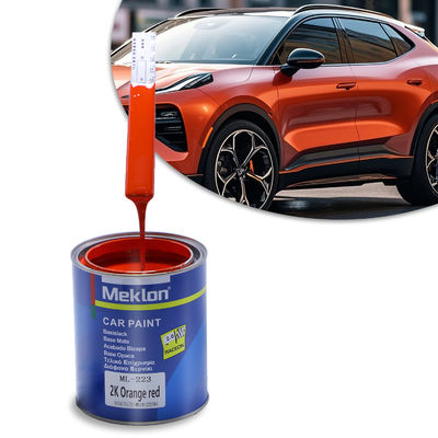 Buon livellamento 2K Arancione Rosso Vernice Metallica Automotive Acrilico Spray di Rivestimento Liquido