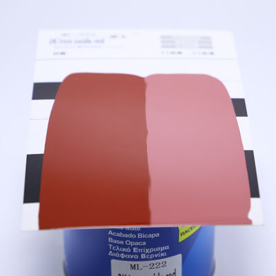 Top Sale 2K Oxido di ferro Vernice automatica rossa Rivestimento liquido acrilico per spruzzo Vernice di rifinitura automobilistica