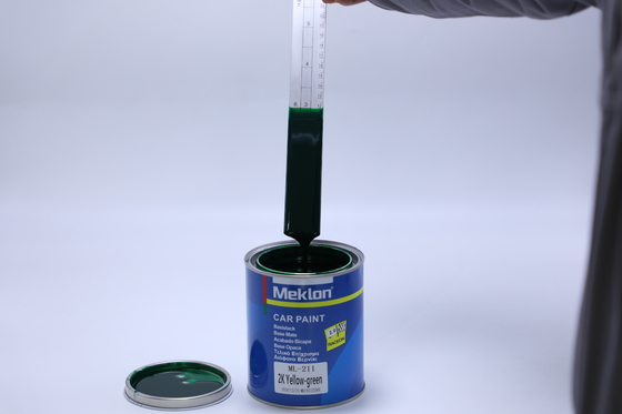 Alto lucido e vivace giallo verde corrispondente alla vernice originale dell' auto