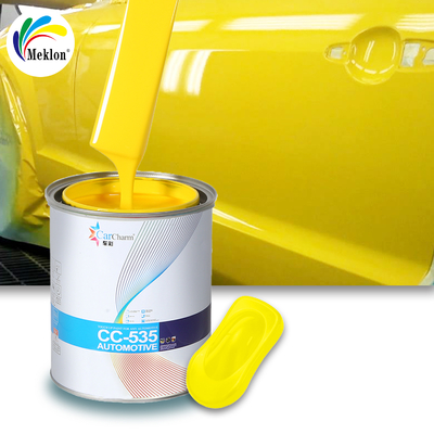 Giallo limone, ecologico e durevole, abbinato alla vernice originale dell'auto