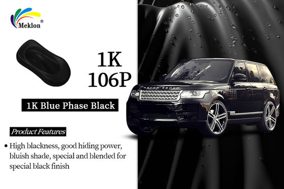 1K Fase blu Vernice speciale Nera Sistema solido alto Vernice di rifinitura automatica per riparazione auto