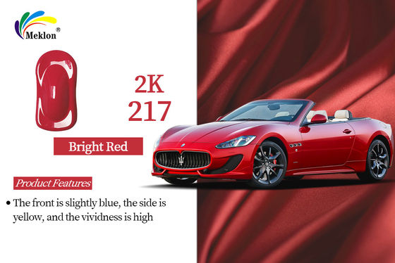 Vernice auto rosso brillante inodore resistente agli alcalini
