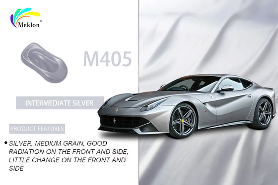 Perla durevole Vernice metallica argento auto impermeabile innocuo