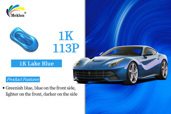 1K Lake Blue Automotive Refinish Vernice con alto solido, trasparente, luminosità