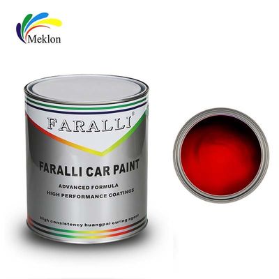 Vernice per auto resistente agli acidi Basecoat Color rosso solido Antiossidazione