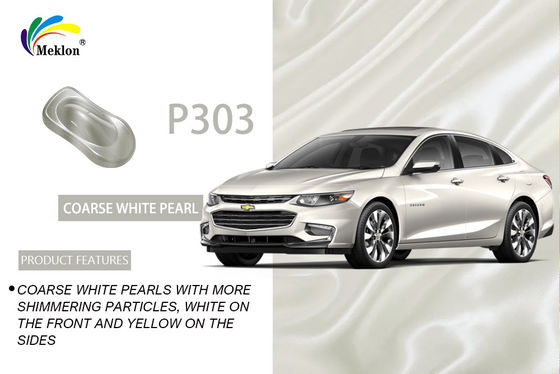 Vernice per auto bianca grezza perla resistente ai raggi UV 1K basecoat pratico