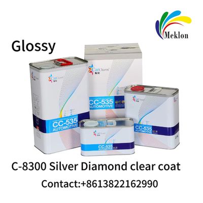 Silver Diamond Car Clear Coat Varnish Anti Abrasion Resistente al tempo