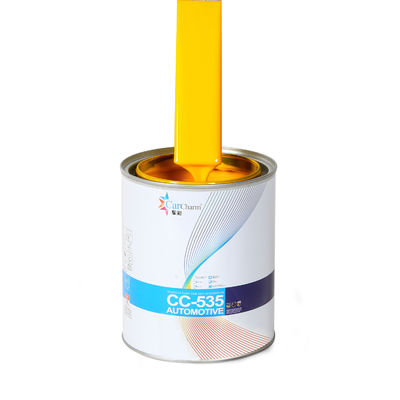 IS09001 Vernice di base per automobili giallo medio Touch Up Rust Oleum Adesione forte