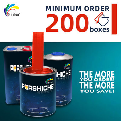 ISO MSDS Vernice auto Top Coat Inodore Rosso Arancione Colore Eco-friendly