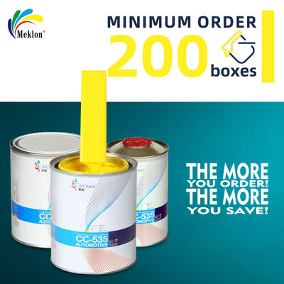 Macchina di tintura di vernice per carrozzeria di auto 1K Giallo Basecoat Colori di perla Rivestimento cristallino Vernice a spruzzo automobilistica