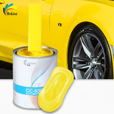 Macchina di tintura di vernice per carrozzeria di auto 1K Giallo Basecoat Colori di perla Rivestimento cristallino Vernice a spruzzo automobilistica