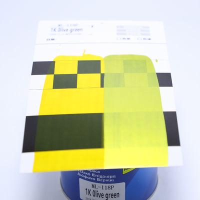 1K Alto Rendimento Verde Oliva Verde Vernice per Auto Rivestimento Liquido di Resina per Spray Vernice Acrilica Con Aspetto in Polvere