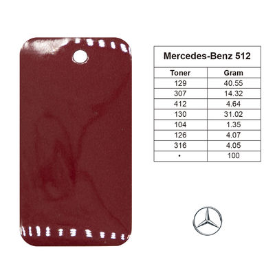 Verniciatura acrilica per Mercedes-Benz DB512 con finitura ad alto lucido