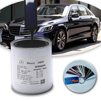 Vernice per auto acrilica Premium 1K Blue Pearl per Mercedes-Benz DB366 Formula a base d'acqua ecologica​