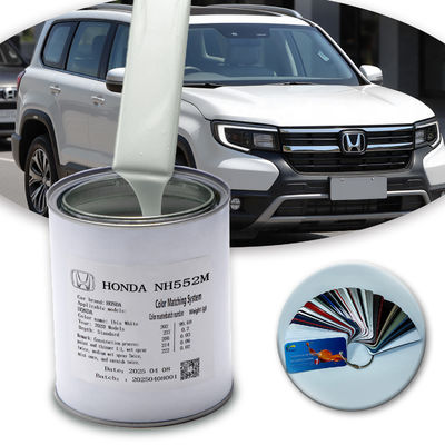Resistenza agli graffi Honda NH552M 1K Vernice acrilica per auto grigio chiaro argento