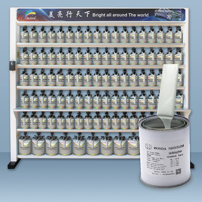 Resistenza agli graffi Honda NH552M 1K Vernice acrilica per auto grigio chiaro argento