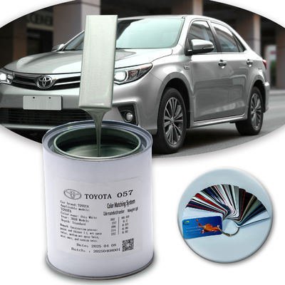 Vernice per auto acrilica Toyota 057 1k Bianco Perla, fornitura diretta dalla fabbrica con formula a base d'acqua ecologica ad asciugatura rapida