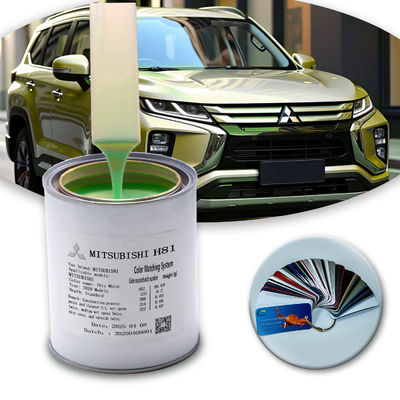 Vernice per auto di rifinitura con tecnologia acrilica 1K per ambienti ad alta temperatura e asciutti con effetto Oro Champagne