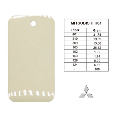 Vernice per auto di rifinitura con tecnologia acrilica 1K per ambienti ad alta temperatura e asciutti con effetto Oro Champagne